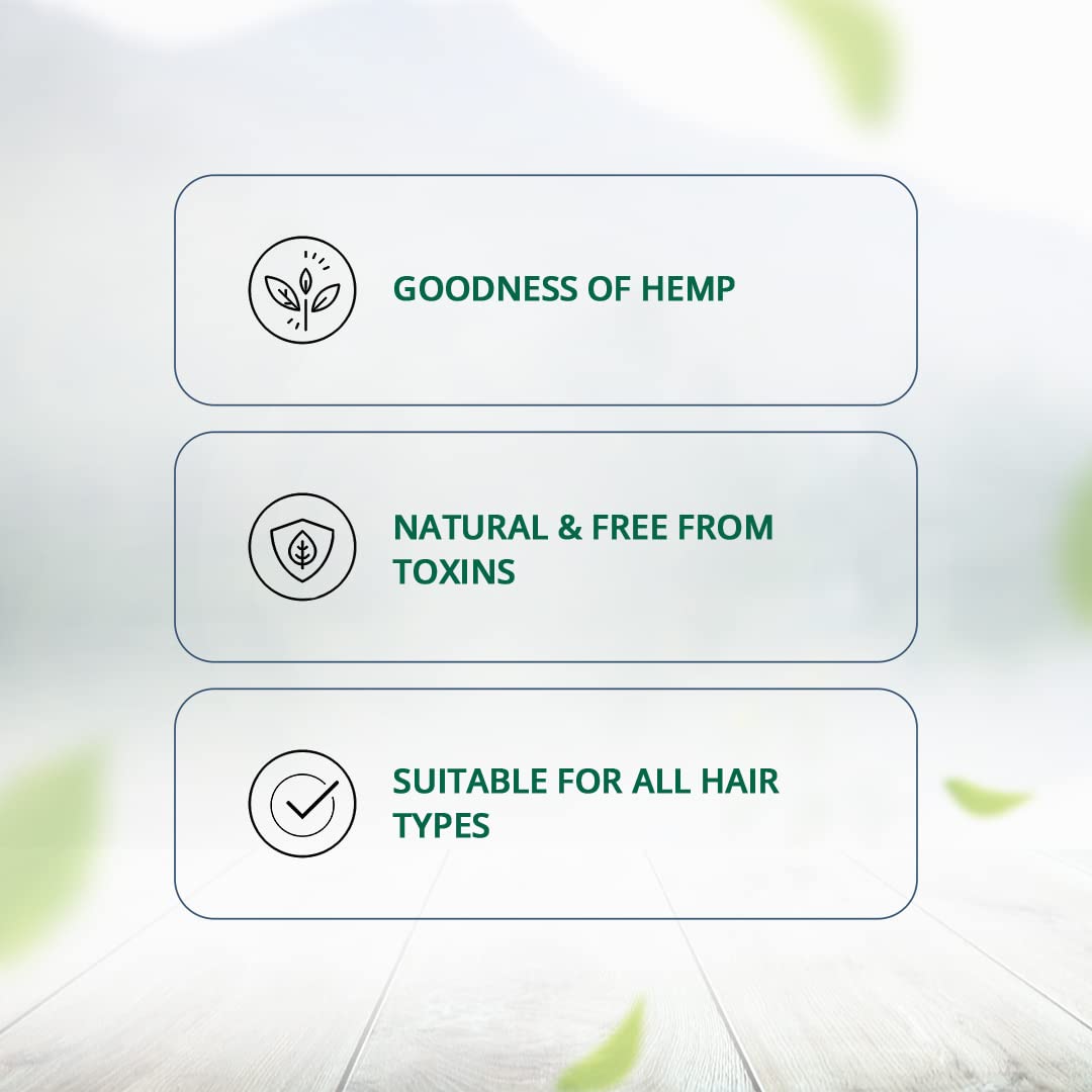 Hampa Hemp Amla Hair Oil and Lush Hair Shampoo Combo