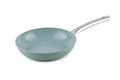 Salford Forged Ceramic Non-stick Frypan With Tubular Ss Handle | Induction & Gas Ready | Green | 240mm | 1.85 Litre