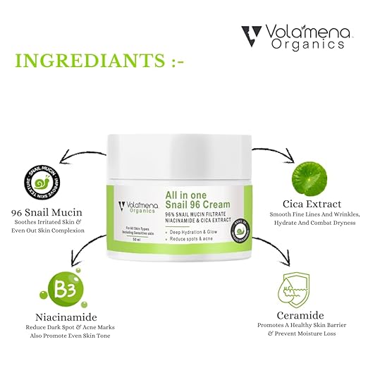 Volamena All-in-one Snail Cream - 50 ml
