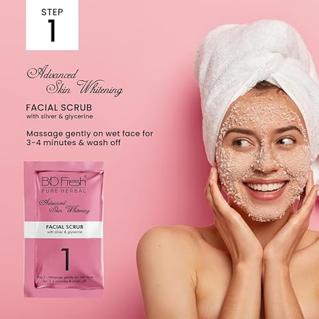Biofresh Herbals Skin Whitening Facial Kit 5 Steps - 46 gms Each (Pack of 2)