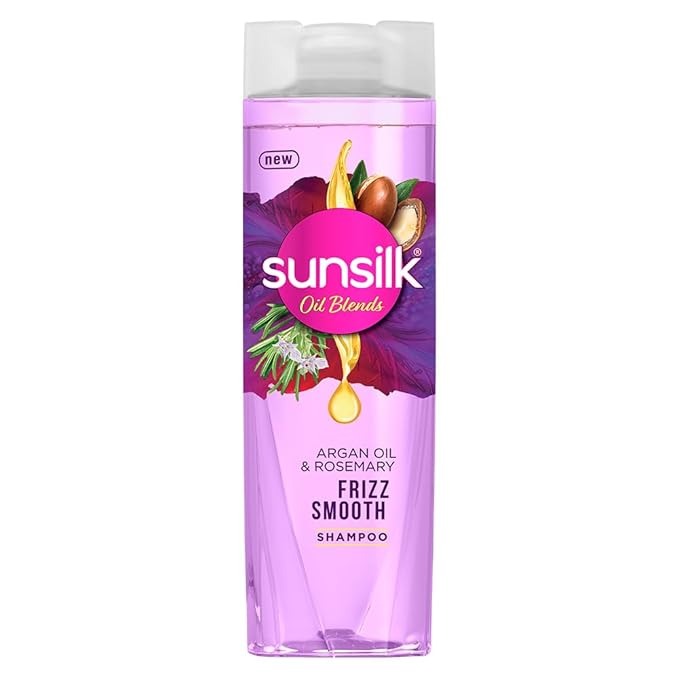 Sunsilk Argan Oil & Rosemary Frizz Smooth Oil Blends Shampoo - 195 ml