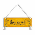 Blue Finch Decorative Wall Hanging This Is Us Wall For Living Room Decor and Home Entrance Decor