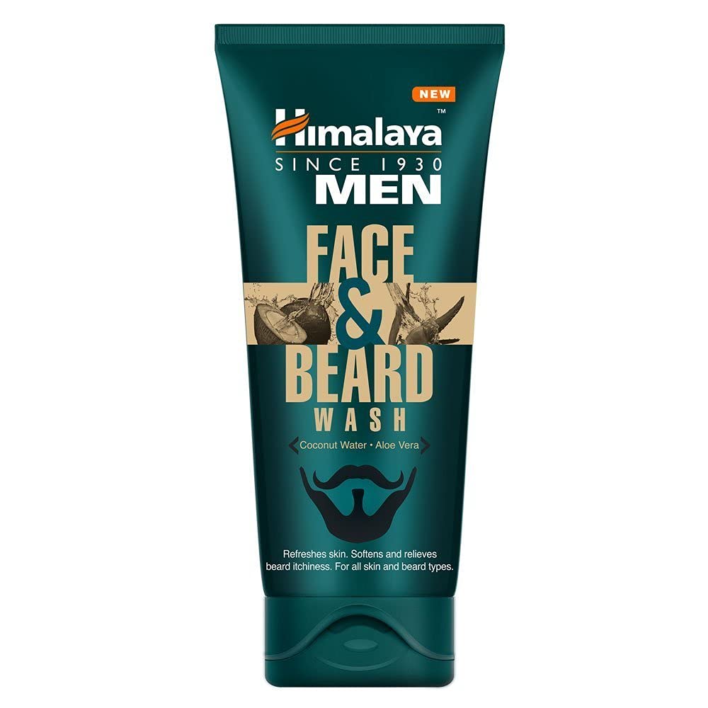 Face & Beard Wash with Aloe Vera & Coconut Water | Herbal Cleanser – 80ml
