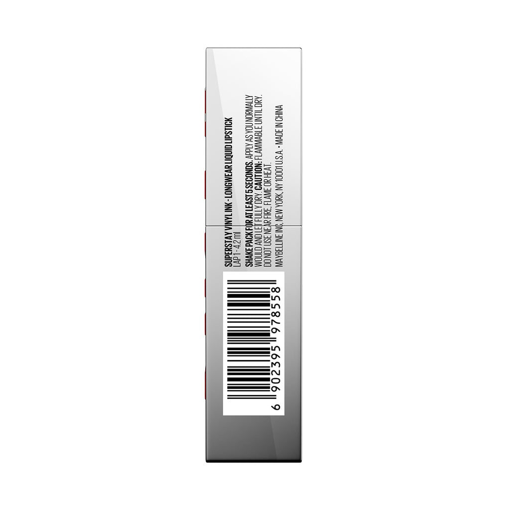 Maybelline Super Stay Vinyl Ink High Shine Racing Liquid Lipstick, Lap 1 | 4.2ml