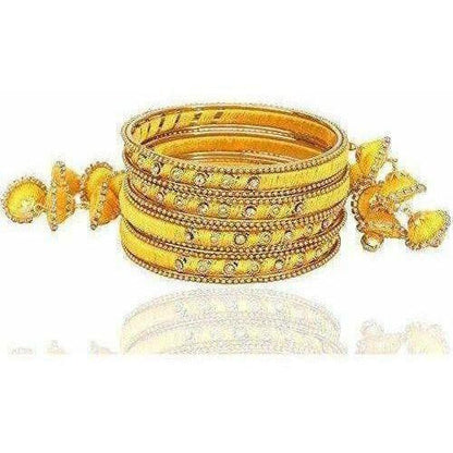 Silk Thread Bangle Set