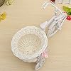 Cycle Shape Flower Vase with Peonies Bunches for Home Decor (19 cm x 21 cm)