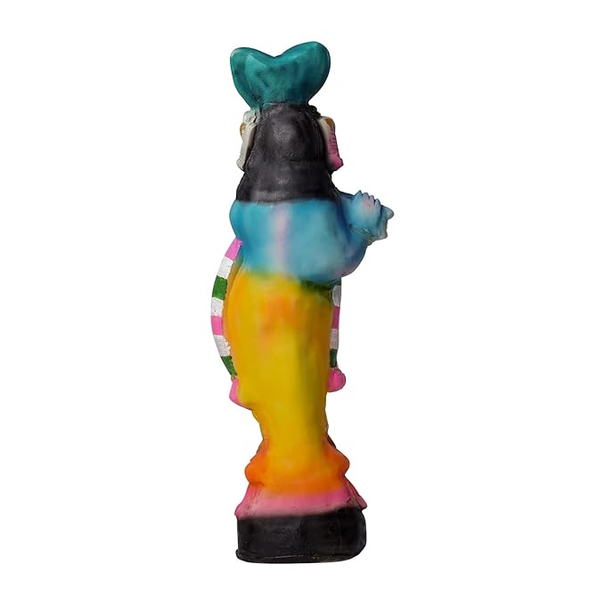 Newven Resin 1 Feet Handcrafted Krishna Murti Showpiece Idol Decorative Statue