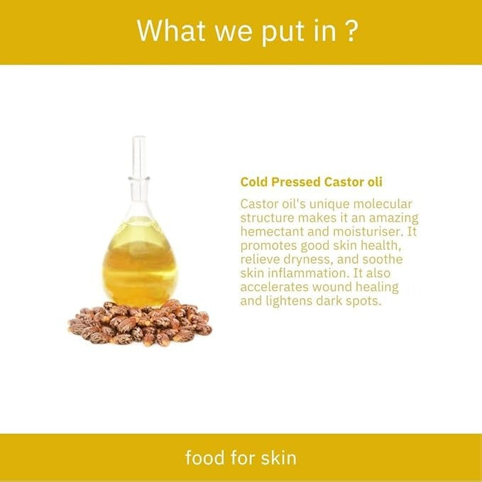 Earthbaby 100% Natural Origin Wood Cold Pressed Castor Oil - 250 ml