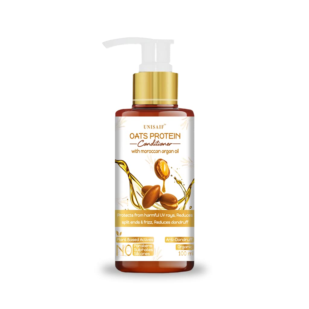 Unisaif Oats Protein Organic Conditioner With Moroccan Argan Oil - 100 ml