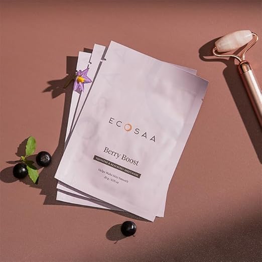 Ecosaa Berry Boost Sheet Mask - 20 gms