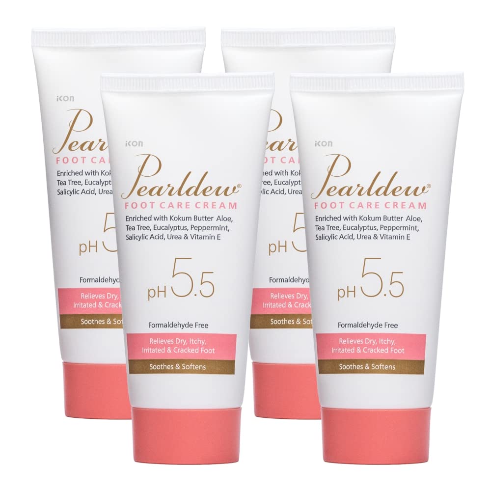 Pearldew Foot Care Cream - 60 Gms | Pack of 4