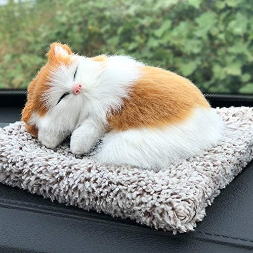 Tickles Lola Sleeping Cat On Carpet Silicone Animal Toy 8 cm