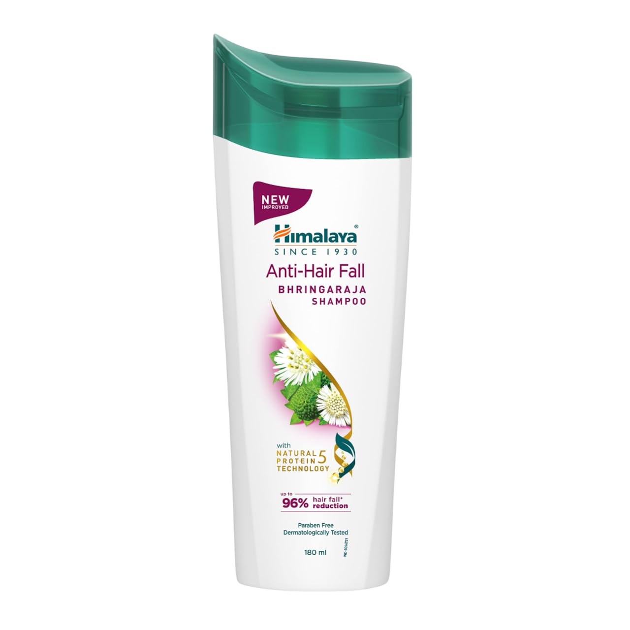 Himalaya Anti-Hair Fall Bhringaraja Shampoo, Reduces Hair Fall, Makes Hair Healthy, With Bhringaraja & Palasha,for men and women, 180ml