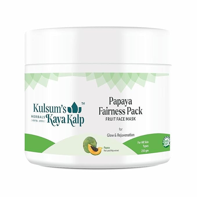 Kulsum's Kaya Kalp Herbals Papaya Fairness Pack - 250 gms