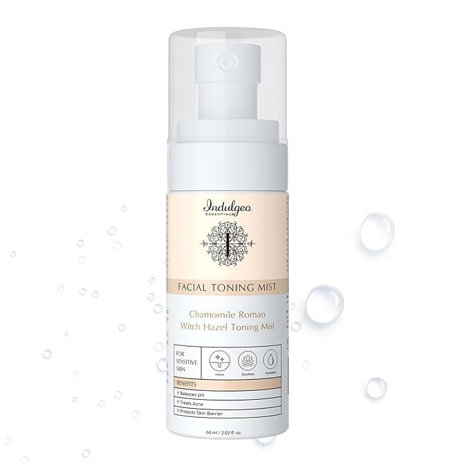 Indulgeo Essentials Camomile Roman Witch Hazel Facial Toner - 60 ml
