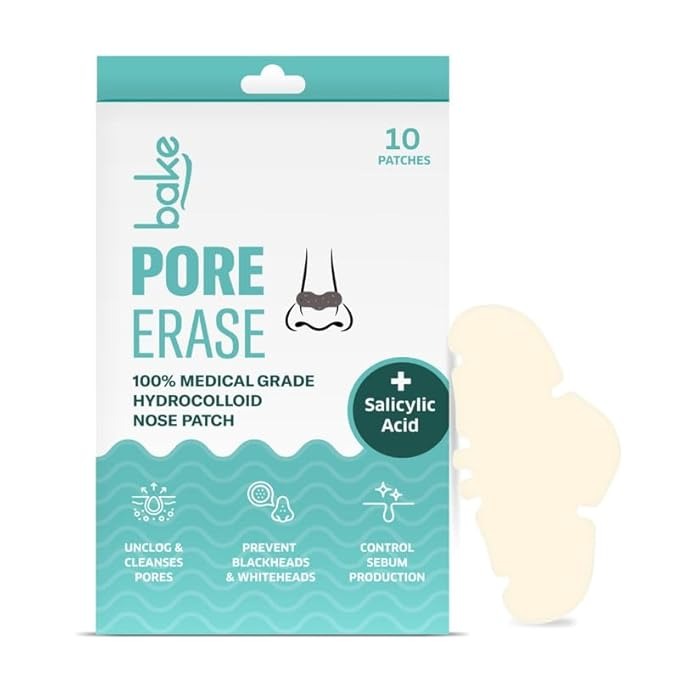 Bake 2% Salicylic Acid Nose Strips for Pore Cleansing & Blackheads Removal