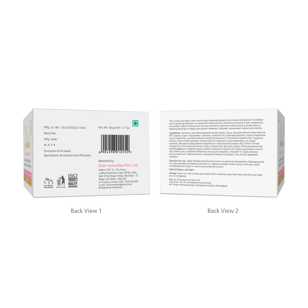 Pearldew Moisturizing Cream - 50 Gms | Pack of 2