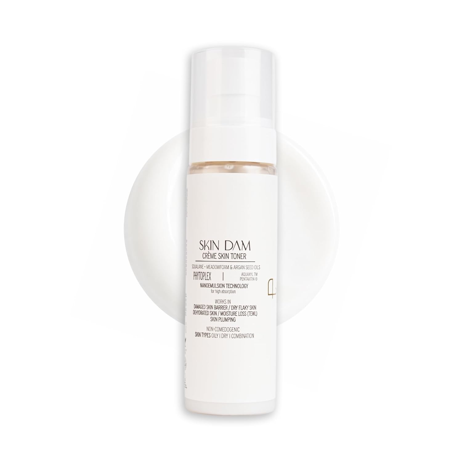 Personal Touch Skindam CrÃ¨me Milky Skin Toner & Mist 2 In 1 | Squalene, Meadowfoam, Argan Seed Oil, Buildable, Weightless, Makeup Friendly | Oily Dry Sensitive Combination | 72 Hours Hydration | 100 ML