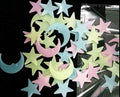 Rangoli 3D Glow in The Dark Stars - Glow Stars Stickers Adhesive 100pcs 3D Glowing Stars
