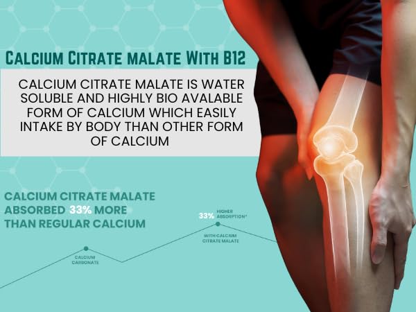 Nutrasium | Calcium & Vitamin D3 Tablets | Calcium Magnesium Zinc D3 & K2 with B12 & Folic Acid | Alfalfa, Moringa & Bamboo Leaves Extract | For Strong Bone & Joint Support | 120 Tablets