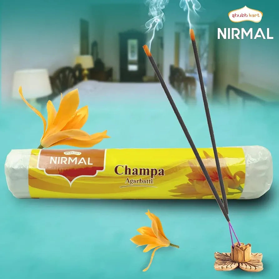 Shubhkart Nirmal Champa Agarbatti Muttha Pack 250g Long Lasting Incense Sticks