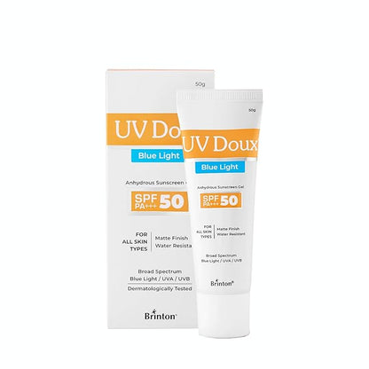 Brinton UV Doux Blue Light Sunscreen Protection Gel SPF 50 PA+++ - 50 gms