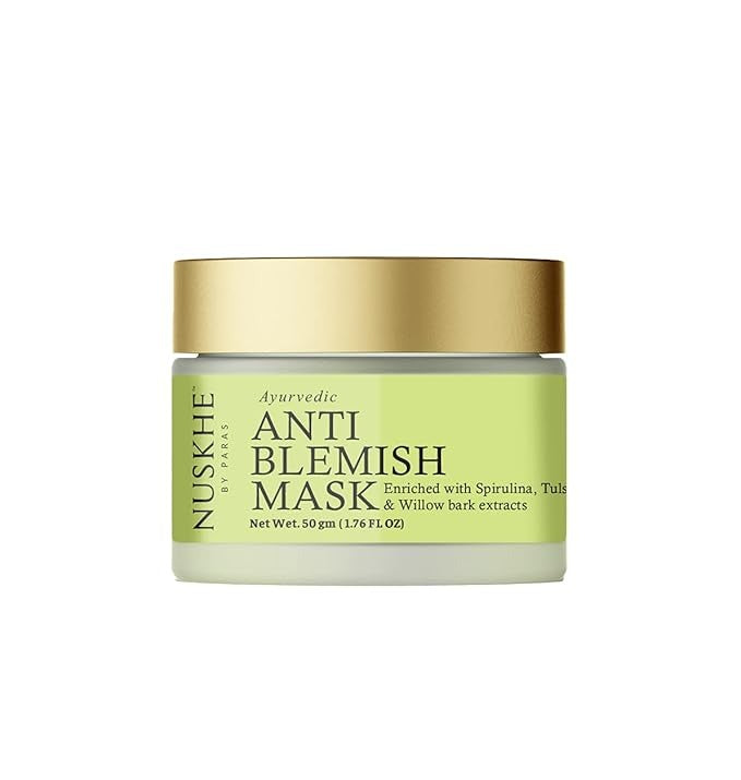 Nuskhe By Paras Ayurvedic Anti Blemish Mask for Men and Women - 50 gms