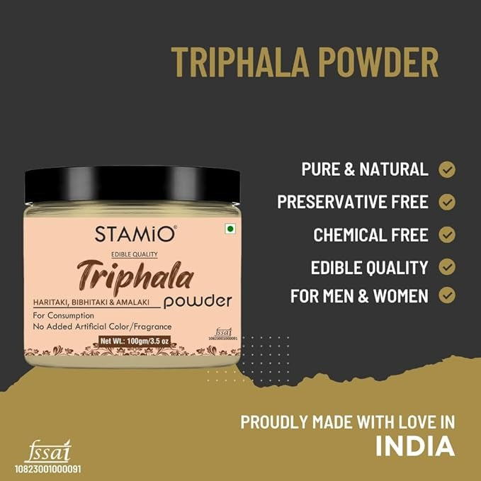 Stamio Triphala Powder - 100 gms
