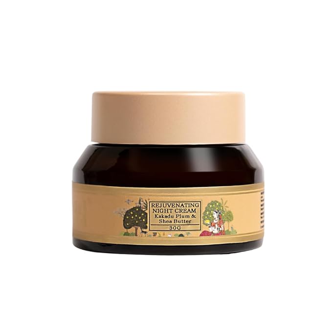 FloraSoul Ayurveda Rejuvenating Night Cream With Kakadu Plum & Shea Butter - 30 Gms