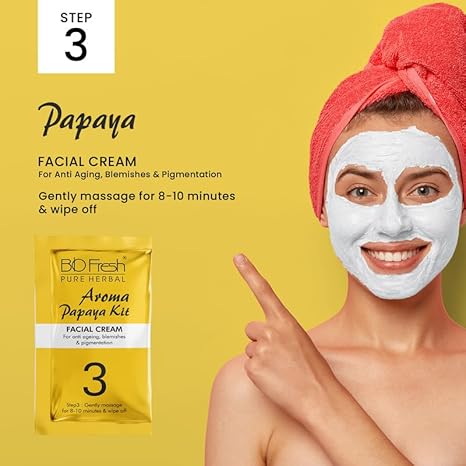 Biofresh Herbals Papaya Facial Kit - 46 gms Each (Pack of 2)