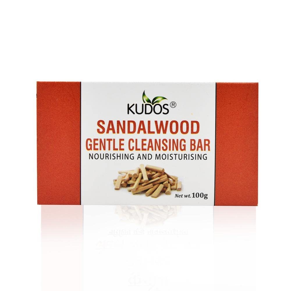 Kudos ayurveda Sandal Wood Gentle Cleansing & Moisturising Bar - 100 gms(Pack of 4)