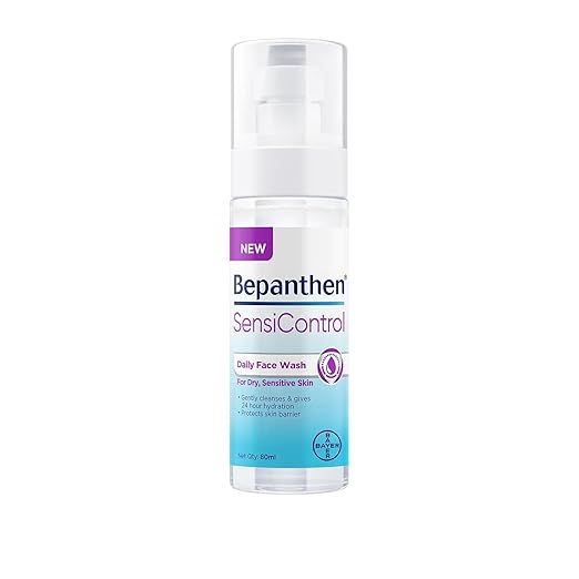 Bepanthen SensiControl Daily Gentle Hydrating Face Wash - 80 ml