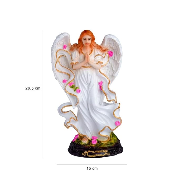 Newven Angel Statue Christian Idol Home Decor Showpiece for Gift House Warming