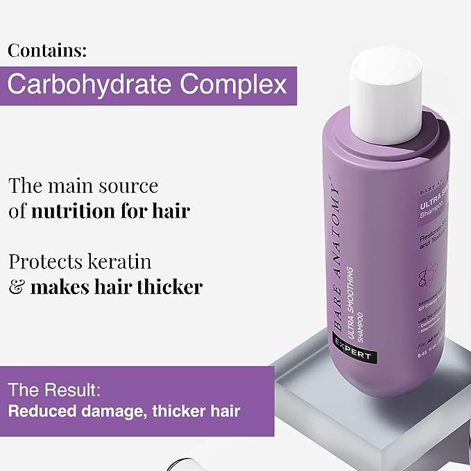 Bare Anatomy Ultra Smoothing Shampoo - 250 ml (Pack of 2)