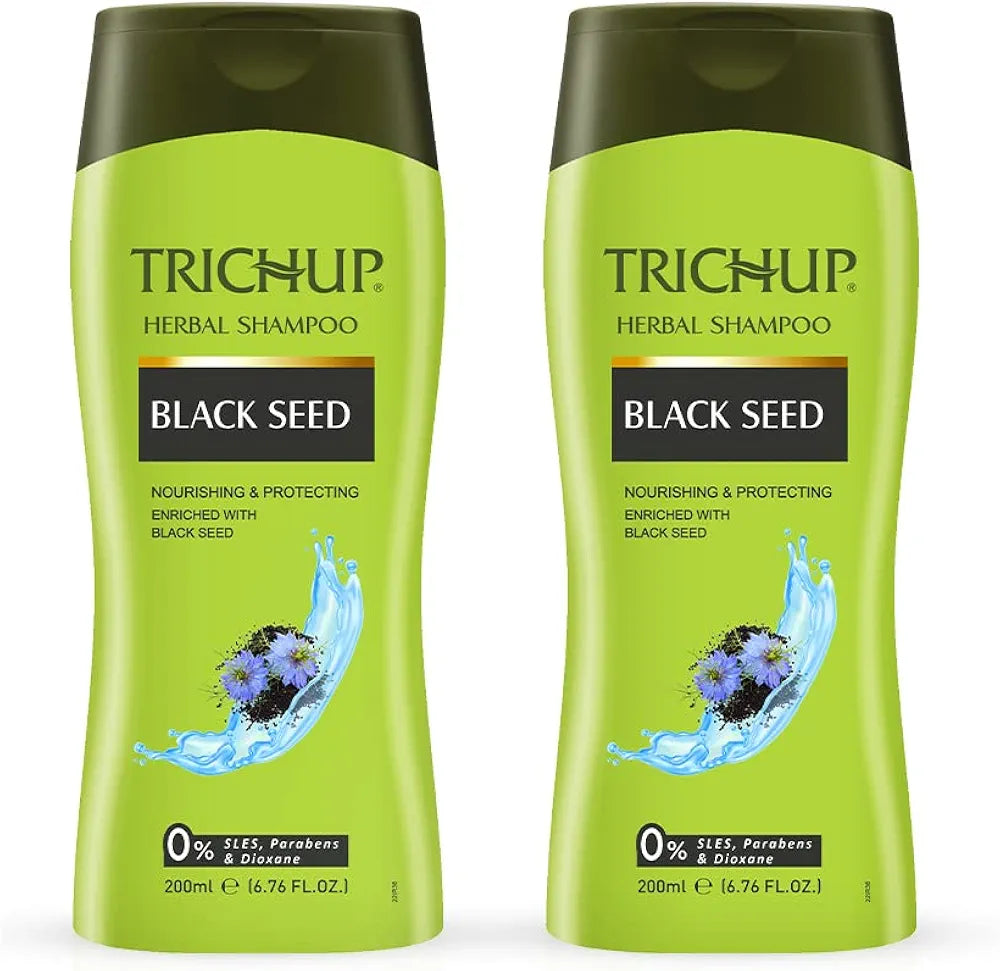 Trichup Black Seed Herbal Shampoo - Each 200ml (Pack of 2)