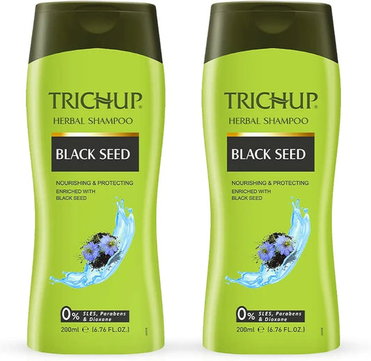 Trichup Black Seed Herbal Shampoo - Each 200ml (Pack of 2)