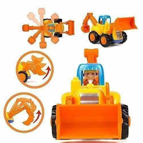 Multi Color - Unbreakable Automobile Car Toys for Kids Set of 4