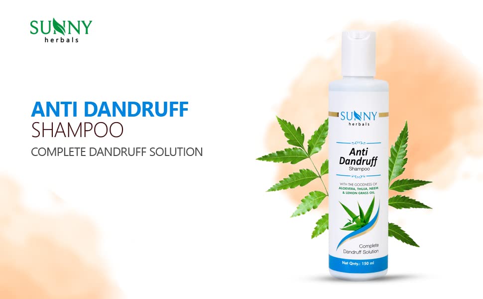 Sunny Anti Dandruff Herbal Shampoo - 150 ml (Pack of 2)