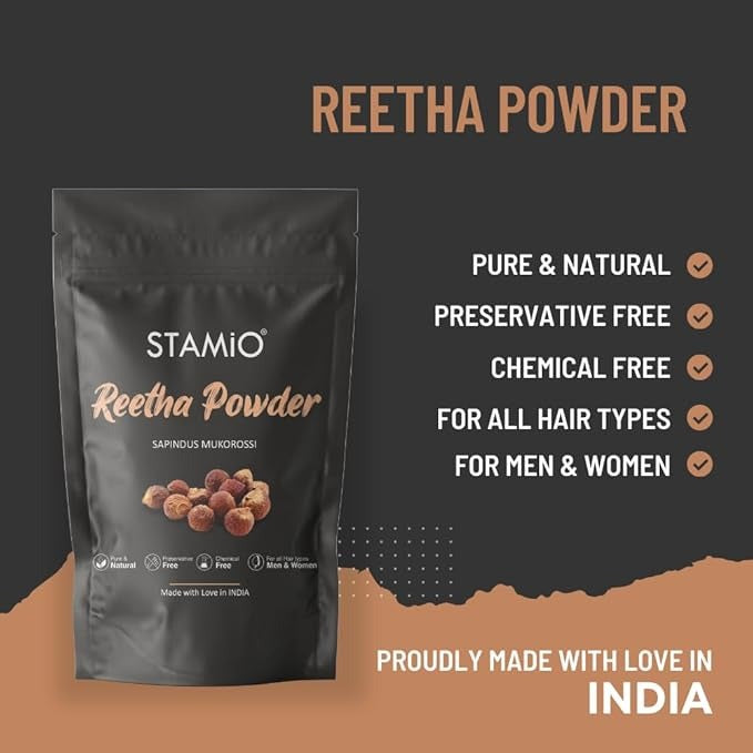 Stamio Reetha Powder - 250 gms