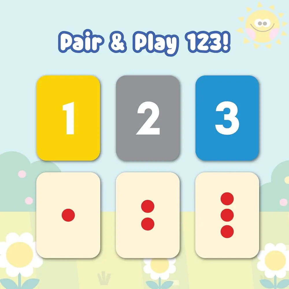 Binca Flash Cards for Toddlers - Letters & Numbers, 50 Thick Double-Sided Premium Cards with Phonics & Counting, Learning Tool for Preschoolers, Early Learning Toy, Gifts for Kids Ages 1, 2, 3 Years