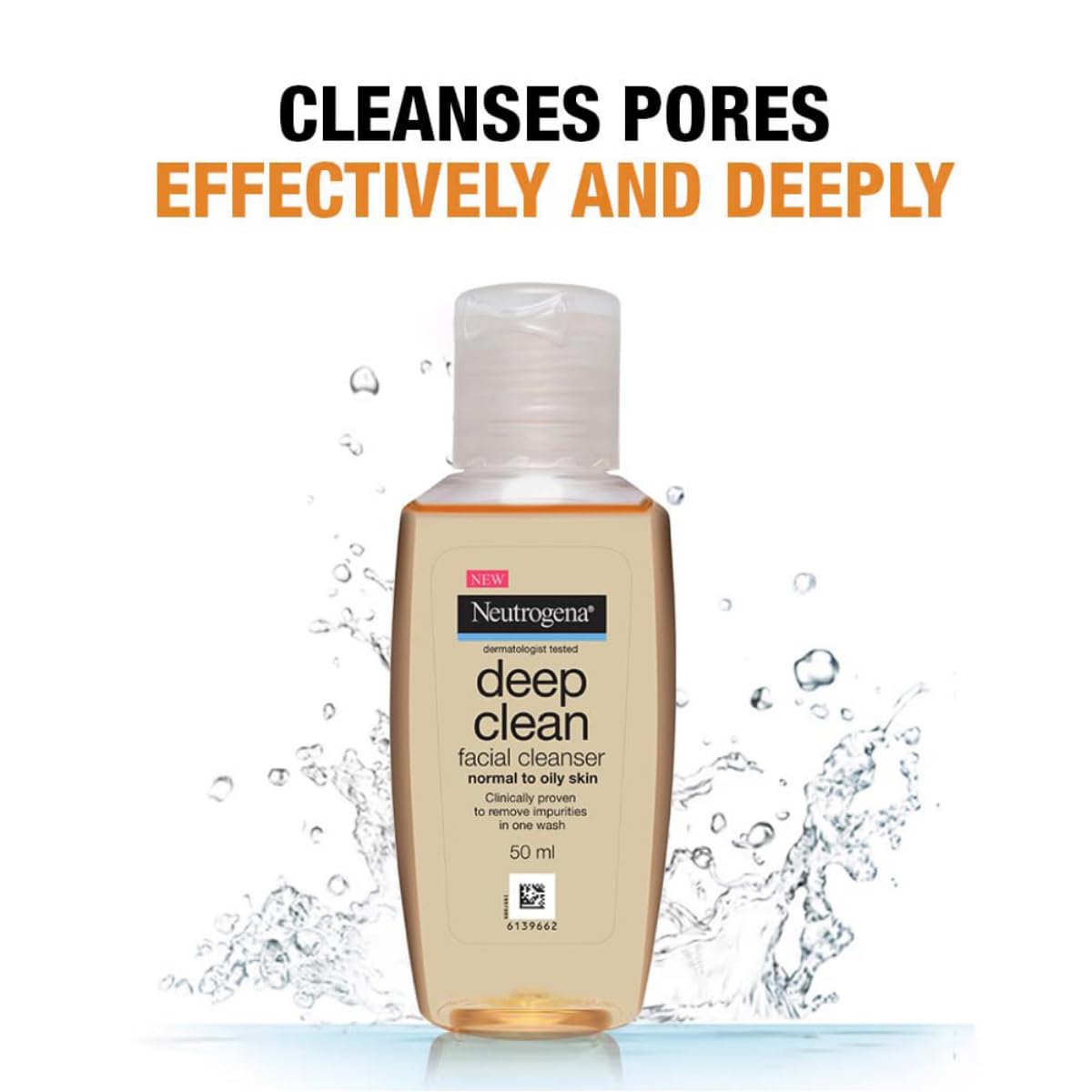 Neutrogena Deep Clean Facial Cleanser, 50ml