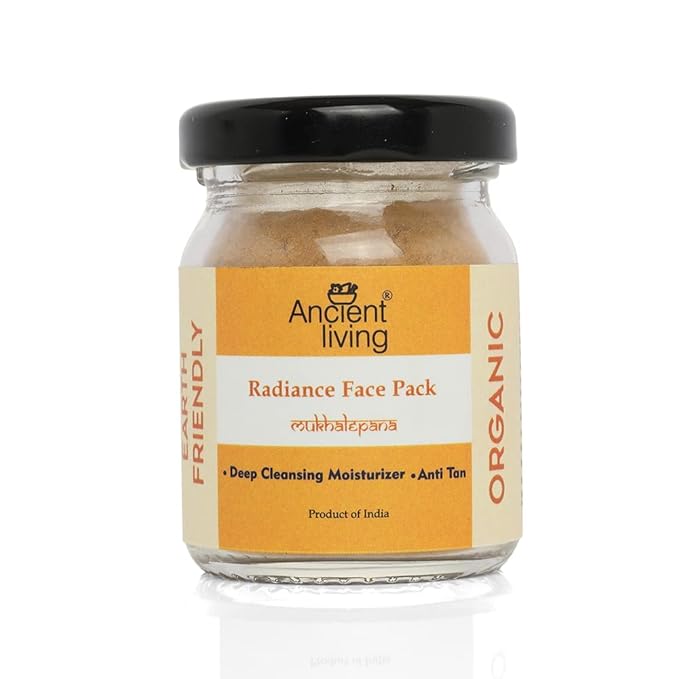 Ancient Living Organic Skin Radiance Face Pack - 20 gms
