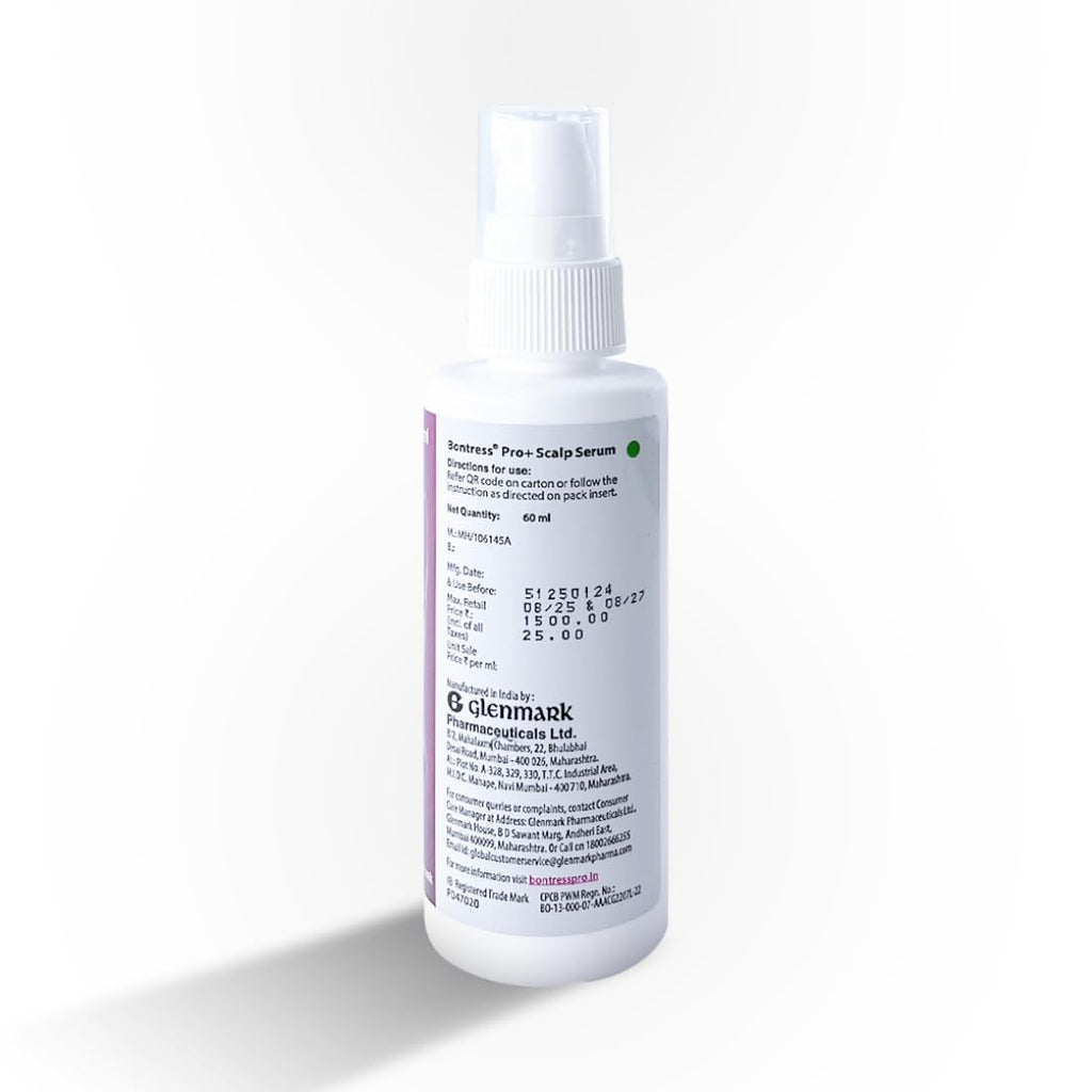 Bontress PRO+ Scalp Serum | Powered by Pro Active Peptides â€“ 5% Capixyl, 3% Redensyl, 3% Anagain, 3% Procapil | Dermat recommended Hair Growth Serum | 94% Users Reported Hair Growth in 28 Days