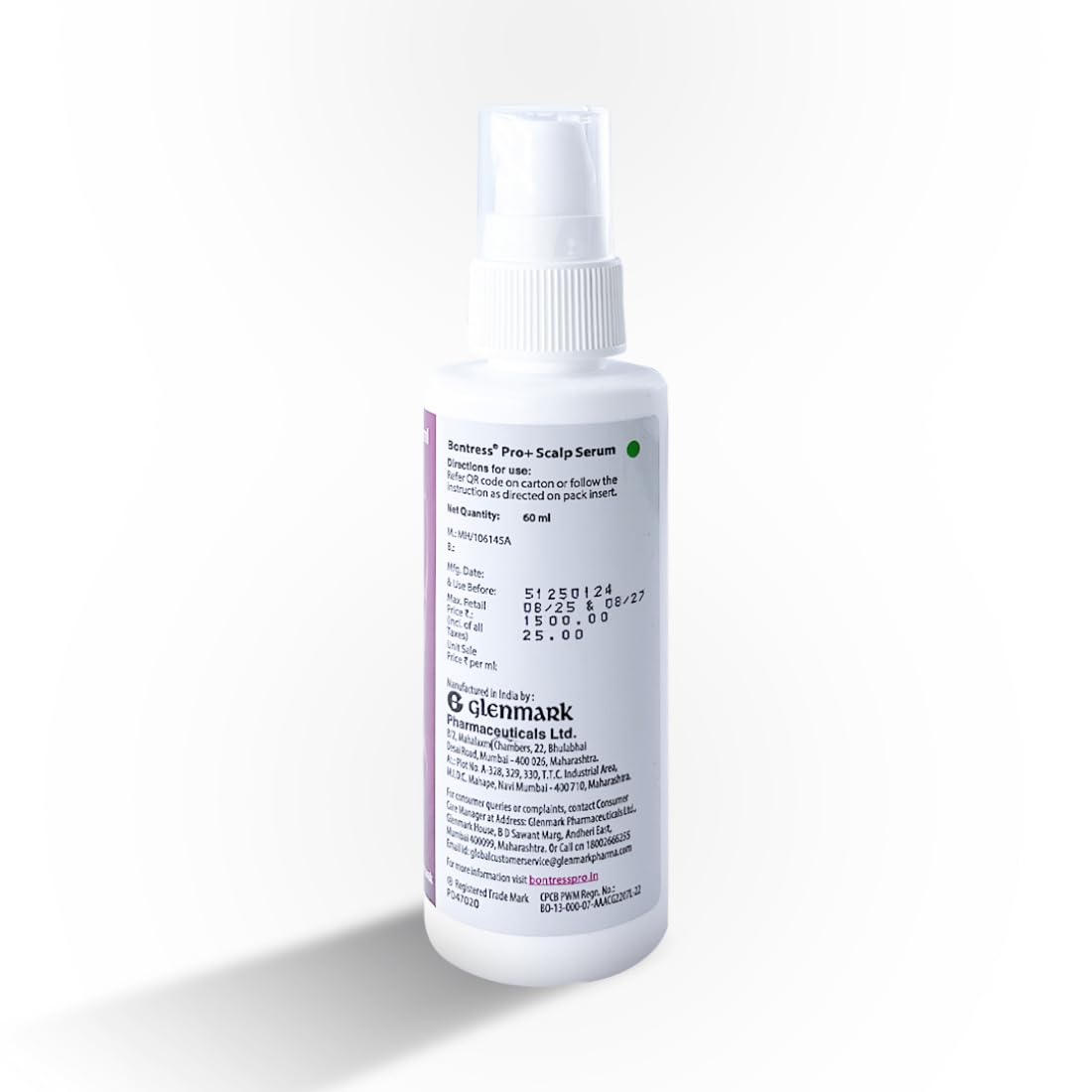 Bontress PRO+ Scalp Serum | Powered by Pro Active Peptides â€“ 5% Capixyl, 3% Redensyl, 3% Anagain, 3% Procapil | Dermat recommended Hair Growth Serum | 94% Users Reported Hair Growth in 28 Days