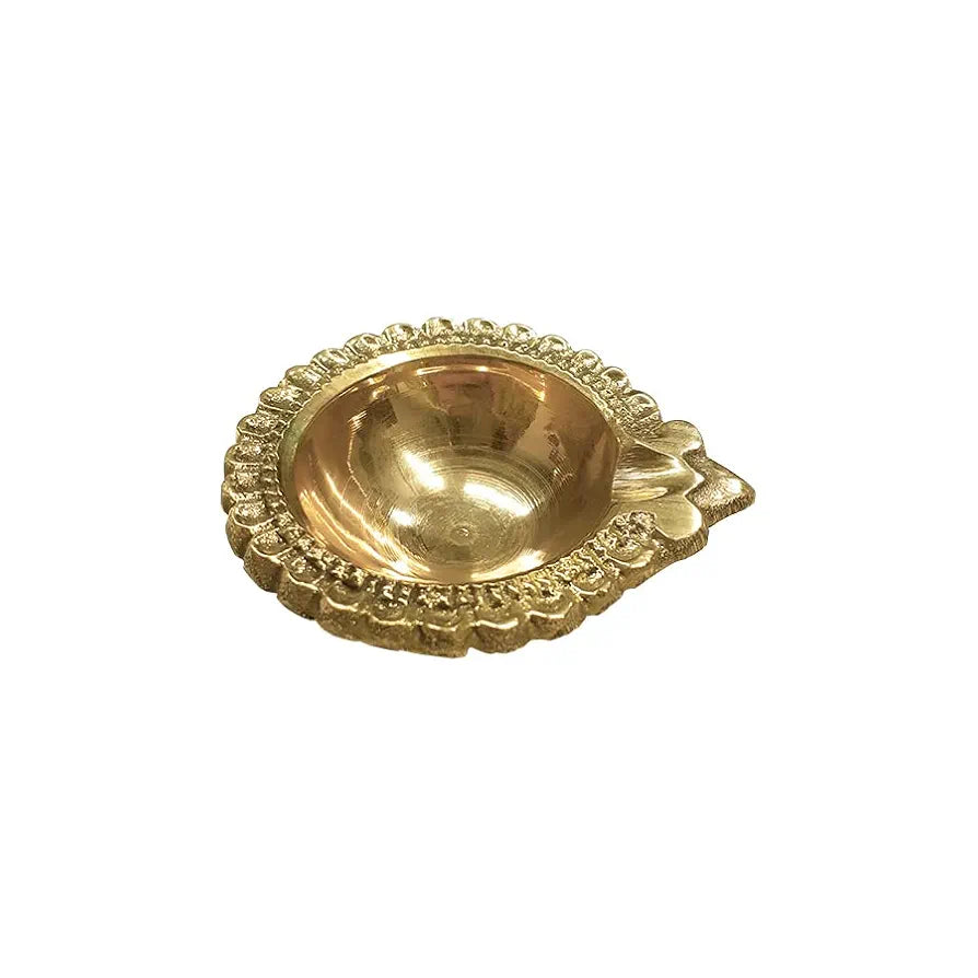 Shubhkart Nitya Brass Dhan Kuber Diya for Daily 180Gm
