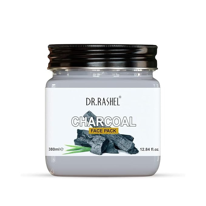 Dr.Rashel Charcoal Face Pack for Glowing Skin - 380 ml