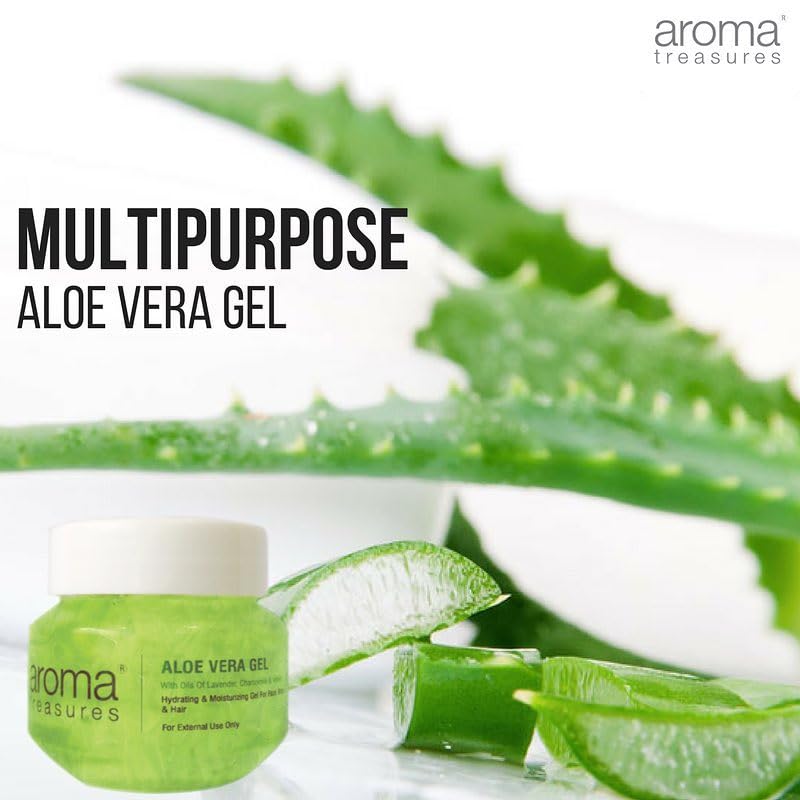 Aroma Treasures Aloe Vera Gel for Face, Body & Hair | Moisturizing & Hydrating Aloevera Gel | 98% Ingredients of Natural Origin | Pure Aloe Vera Gel for Skin, Hair & Pimples | 1kg
