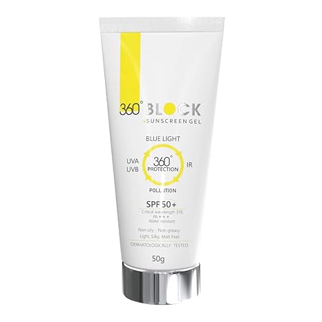 Ethiglo 360 Block Sunscreen Gel SPF 50+ - 50 gms