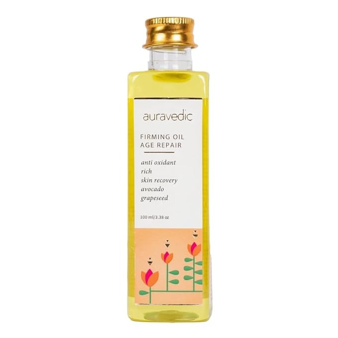 Auravedic Avocado Oil Grapeseed Oil Firming Body Oil - 100 ml