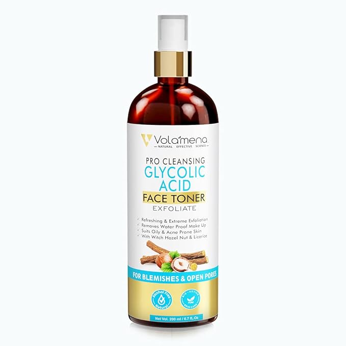 Volamena Pro Clear Glycolic Acid Face Toner For Glowing Skin - 200 ml